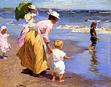 At the Beach by Edward Potthast